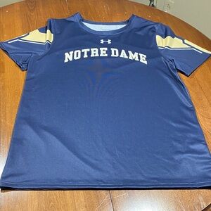 Under Armour Blue Gold Notre Dame Jersey S 2016